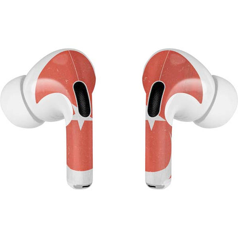 Turkish Flag Distressed Apple AirPods Pro Skin